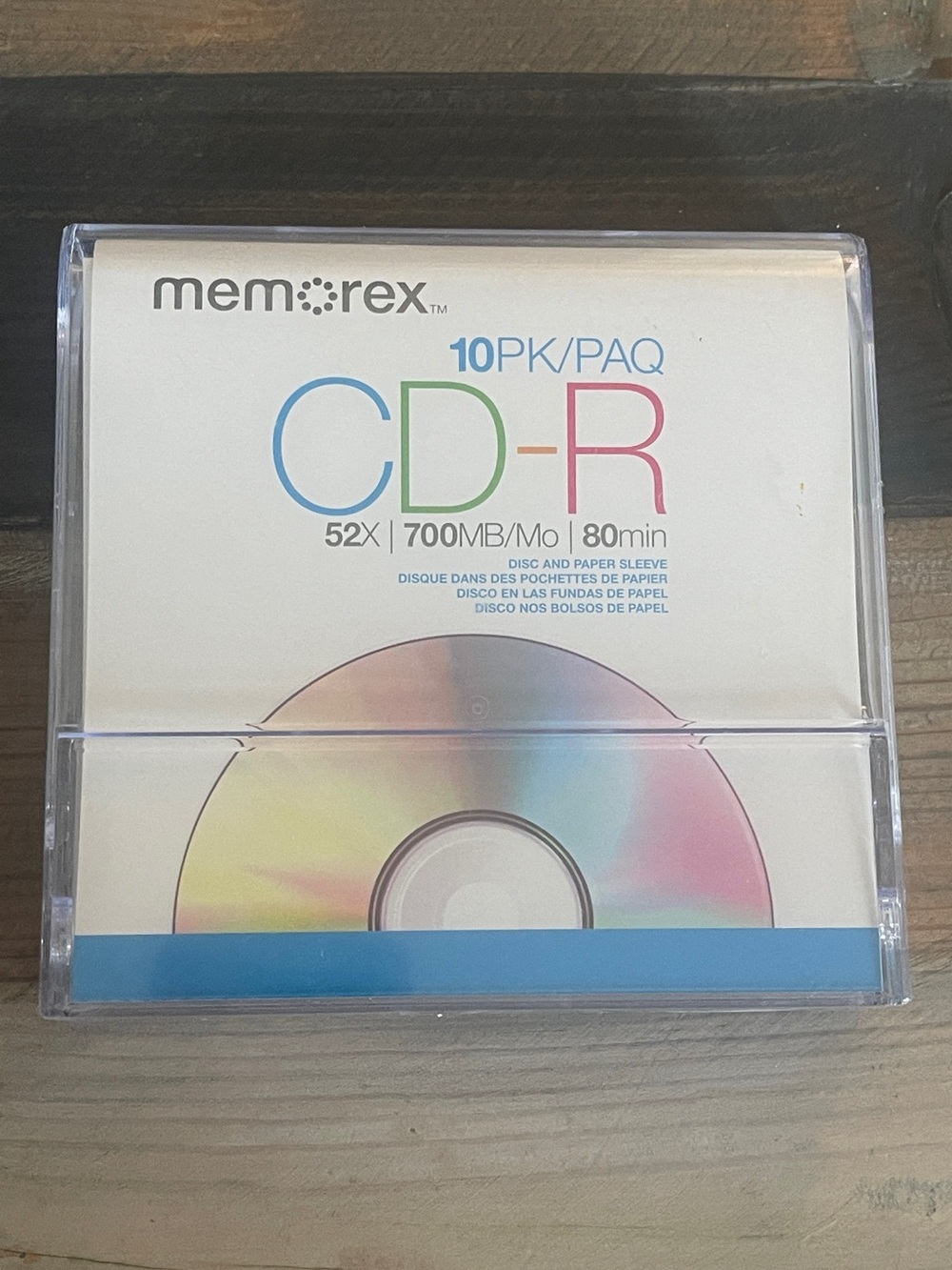 Memorex CD-R 10 Pack 52X 700MB 80 Min New Sealed